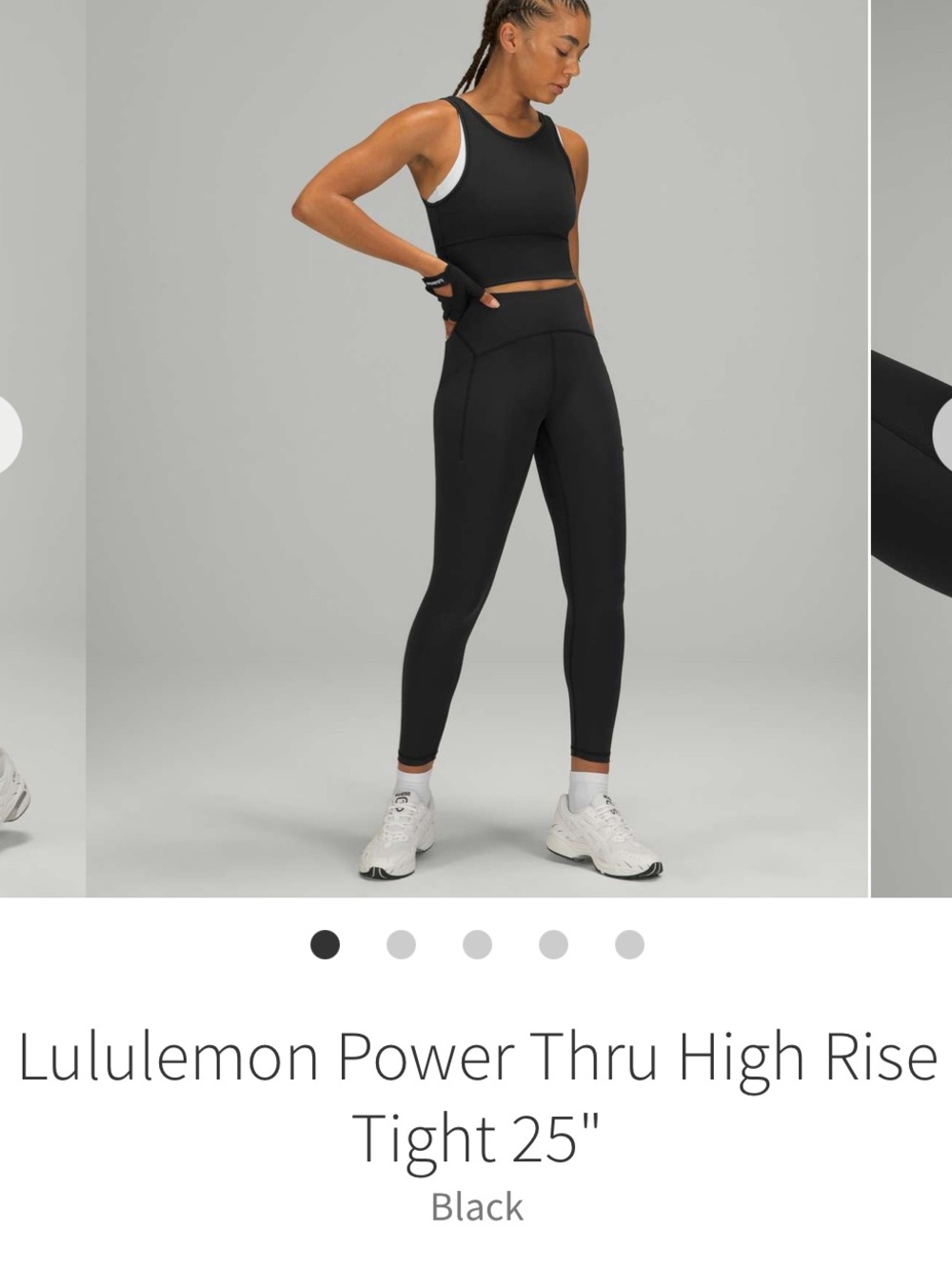 NWOT!! Lululemon Power Thru High-Rise Tight